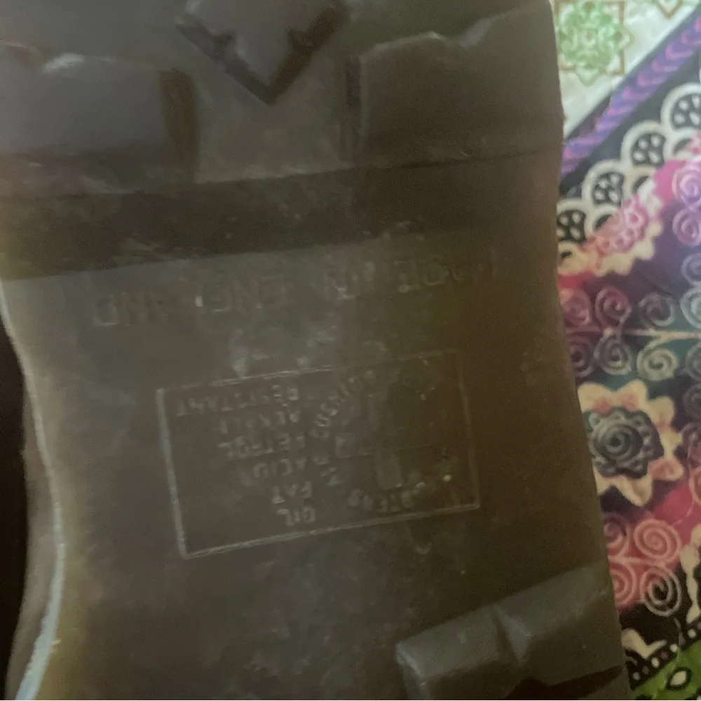 Vintage Dr Doc Martens The Original Brown Leather Wing Tip MADE IN ENGLAND 8 9 - Picture 6 of 9